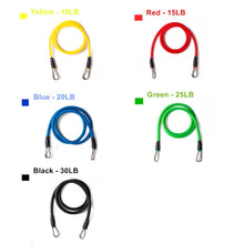 Load image into Gallery viewer, HomeFit Resistance Band 11pcs/Set - Latex Resistance Bands Gym Door Anchor Ankle Straps With Bag Kit Set Yoga Exercise Fitness Band Rubber Loop Tube Bands