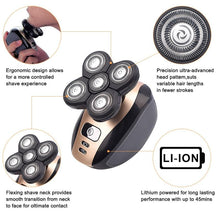Load image into Gallery viewer, SuperShaver Men’s 5-in-1 Electric Shaver & Grooming Kit - Rechargeable 5 Razor Bald Head Shaving Machine Beard Trimmer