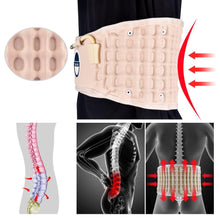 Load image into Gallery viewer, BackBelt Traction & Decompression therapy belt - Brace Support Care Relief Waist Backache Heat Pain Massager Bone Health Care